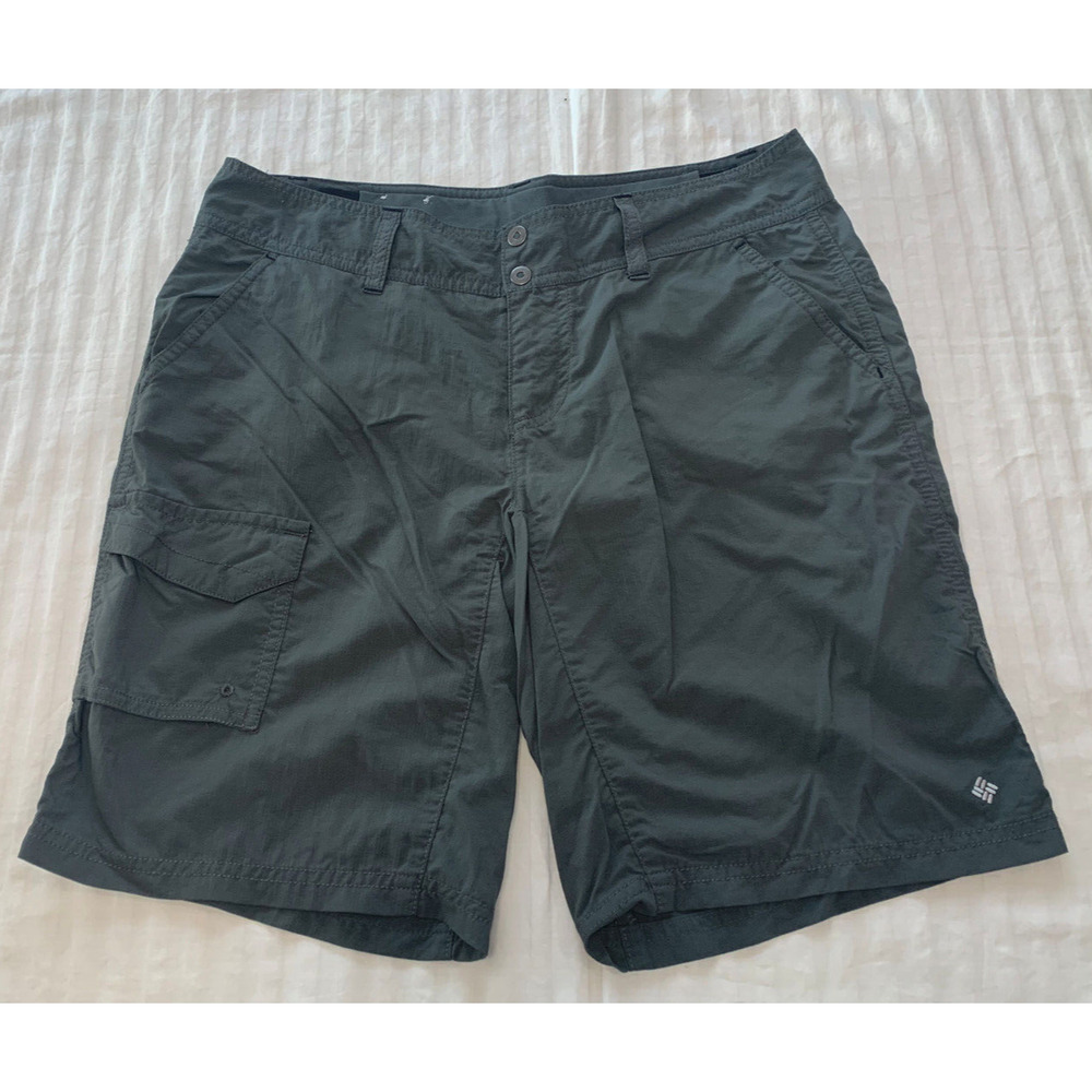 🍏🍏🍏  COLUMBIA WOMENS NYLON UNLINED SHORTS SIZE 4   🍏🍏🍏